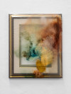 <p><em>Ohne Titel (you saved me)</em>, 2010, oil on transparent foil, frame (found object) 50 × 60 cm. Courtesy Sophie Reinhold, Halle für Kunst Lüneburg. Foto: Fred Dott.</p>