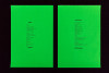 <p>Sue Tompkins, <em>Untitled</em>, 2022, Typewritten text on coloured paper, (detail) each 29.7 × 21 cm, Courtesy the artist, The Modern Institute/Toby Webster Ltd, Glasgow and Halle für Kunst Lüneburg, 2022. Photo: Fred Dott.</p>